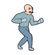 cartoon victorian boxer N7