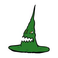 cartoon spooky witches hat N21