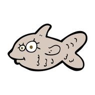 cartoon happy goldfish N7
