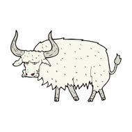 cartoon annoyed hairy ox N5