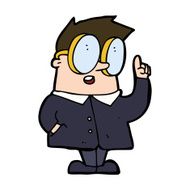 Cartoon Scientist N17
