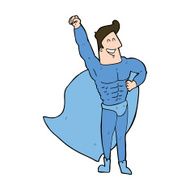 Cartoon superhero N30