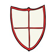 cartoon heraldic shield N19