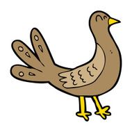 Cartoon Bird N372