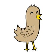 cartoon happy bird N36
