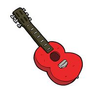 Cartoon Guitar N22