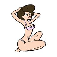 cartoon underwear model N10