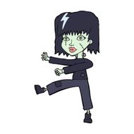 cartoon zombie girl N14