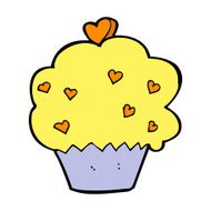 cartoon cupcake N132
