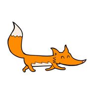 Cartoon little fox N37