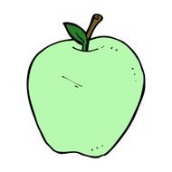 Cartoon Apple N132