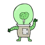 cartoon robot cyborg N10