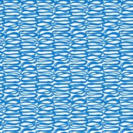 Seamless bold pattern with doodles and lines in blue