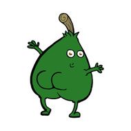 nice pear cartoon N2