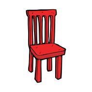cartoon wooden chair N12