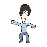 cartoon vampire man N115