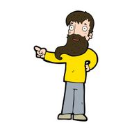 cartoon man with beard pointing N10