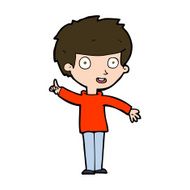 cartoon boy with idea N81