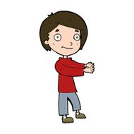 cartoon happy boy N248