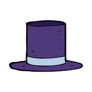 Cartoon Top Hat N18