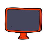 Cartoon Computer Screen N29
