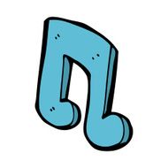cartoon musical note N30