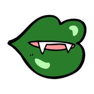 Cartoon Vampire Fangs N16