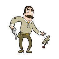 cartoon wild west cowboy N10