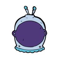 Cartoon Space Helmet N12