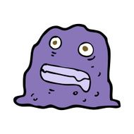 cartoon slime creature N8