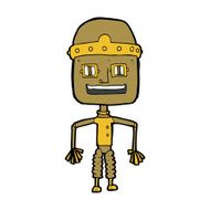 Funny Cartoon Robot N52