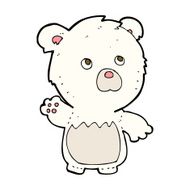 cartoon polar teddy bear N3