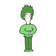cartoon vampire man N116