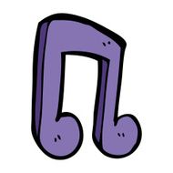 cartoon musical note N31