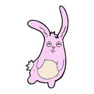 Funny cartoon rabbit N33