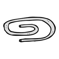 cartoon paperclip N24