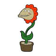 cartoon monster plant N9