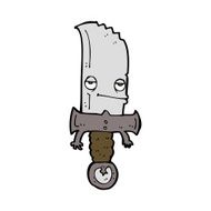 knife cartoon character N8