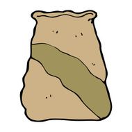 Cartoon Sack Of Potatoes N25