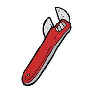cartoon adjustable spanner N24