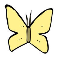 cartoon butterfly symbol N21