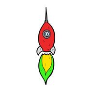 Cartoon Spaceship N55