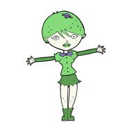 Cartoon Vampire Girl N243