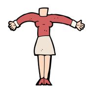 cartoon female body (add photos or mix and match cartoons) N245