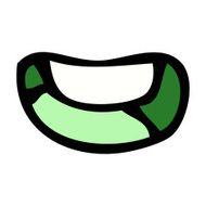 cartoon happy mouth N10