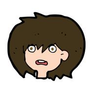 cartoon shocked expression N16