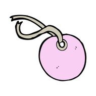 cartoon luggage tag N43