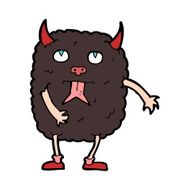 funny cartoon monster N38