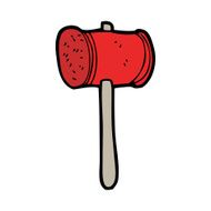 Cartoon Wooden Hammer N17