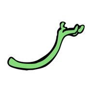 cartoon halloween arm holding up N4